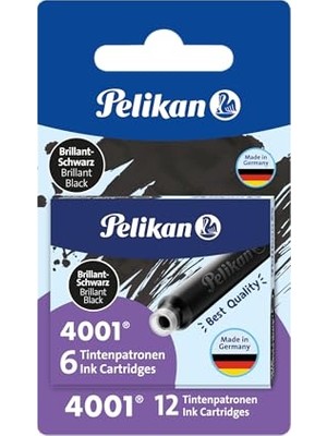 Larskas Pelikan STANDART-4001 Mürekkep Kartuşları, 2 Kılıf, Blistervperackung