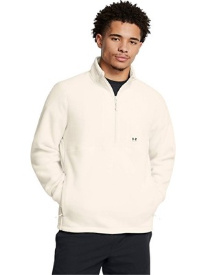Under Armour Expanse Fleece Yarım Fermuarlı Sweatshirt Beyaz