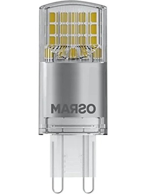 Larskas Osram 4058075812093 LED Star Ampul, Pin cl 40, 3.8W, 2700 Kelvin, Sarı Işık G9 Duy, Sarı, 5.8 x 2 x 2 cm