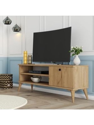 Larskas 1562 Retro Tv Ünitesi 120 cm Sepet Rengi
