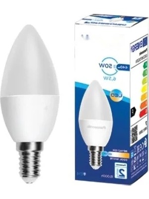 Larskas LED E14 Ampul - 6,5W, 640LM, 6500K Beyaz Işık, Enerji Tasarruflu