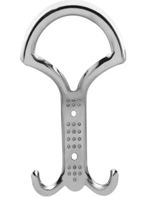 Larskas 5'li Krom Metal Portmanto Askısı
