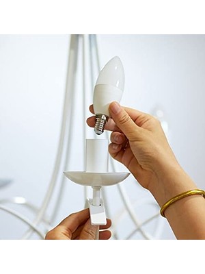 Larskas Wiz Wi-Fi 40W Renkli Akıllı Mum Tipi Ampul C37 E14