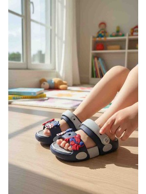 Moda Fiesta Çocuk Sandalet Ortopedik Kaymaz Taban Yazlık Terlik
