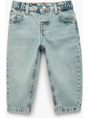 Koton Cep Detaylı Pamuklu Denim Pantolon