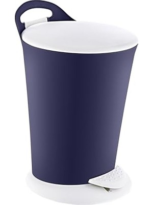 Larskas Smartware Penguen Pedallı Çöp Kovası 6 Lt Lacivert