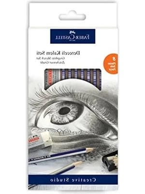 Larskas Dereceli Çizim Seti, Goldfaber Kalemler Ile, Doğal Malzeme
