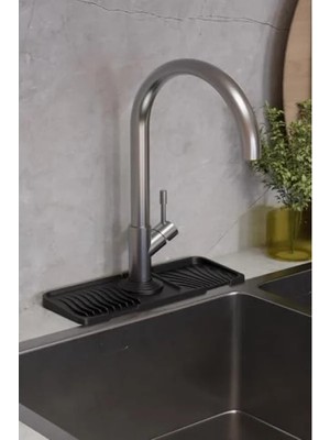 Larskas Elastik Silikon Musluk Matı - Mutfak ve Banyo Için