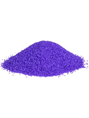 Herdekora Renkli Dekoratif Vazo Saksı Kumu Mor 1,3 Kg.