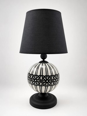 Muguetarts Noir Abajur 63X23 cm