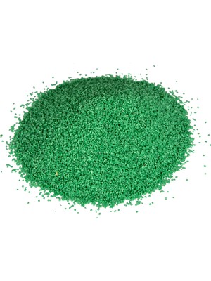 Herdekora Renkli Dekoratif Vazo Saksı Kumu Yeşil 1,3 Kg.