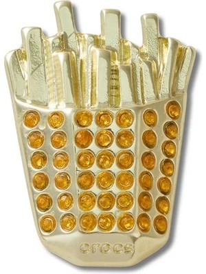 Crocs Jibbitz Gold French Fries Unisex Aksesuar