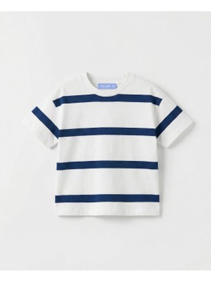 La'ciel Paris Laciel Paris Lacivert Çizgili Tshirt