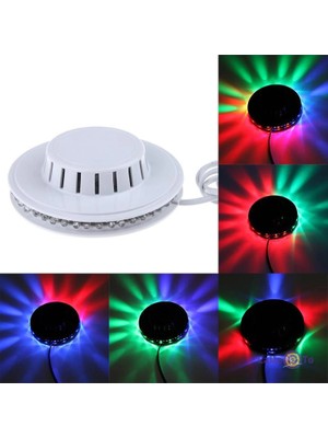 Morado Se siente Perfecto Fithome M29 48 LED Rgb Otomatik Renk Değiştiren Dönen Ayçiçeği Ufo LED