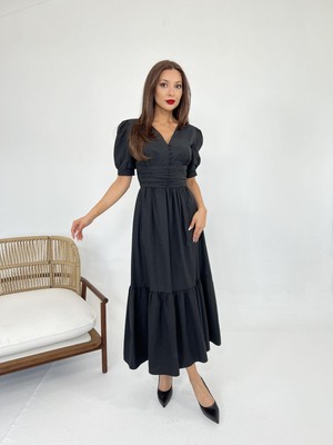 Pomeya  6411 Elbise-Siyah