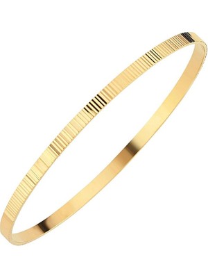 Sembol Gold 22 Ayar Ajda Bilezik Tırtıklı Bezel 10 Gram