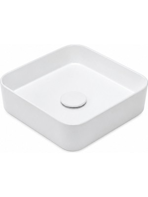 Lapino Bold Tezgahüstü Lavabo 40 cm Beyaz (6740)