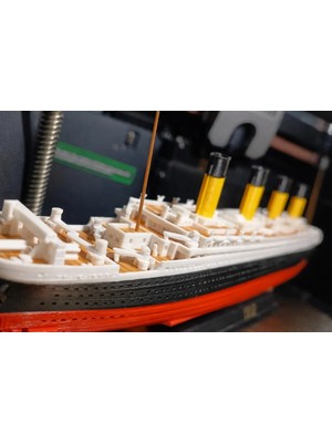 North Edge 3D 3D Baskı Titanic Gemi Maketi | Detaylı Premium Dekor & Koleksiyon Modeli