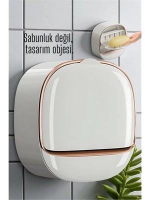 İlkyaz Fashion Tasarım Obje Sabunluk - Kendinden Yapışkanlı Sabunluk 722140