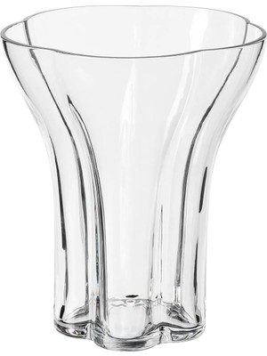 IKEA Doftrıps Vazo, Saydam Cam, 18 cm