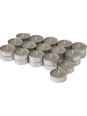 IKEA Lotsfågel Kokulu Tealight Mum, Kahverengi, 3.5 Saat, Sandal Ağacı ve Paçuli
