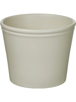 IKEA Körsbarsbjörk Toprak Saksı, Açık Gri-Bej, 15 cm