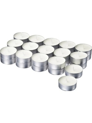 IKEA Lotsfågel Kokulu Tealight Mum, Beyaz, 3.5 Saat, Temiz Çamaşır