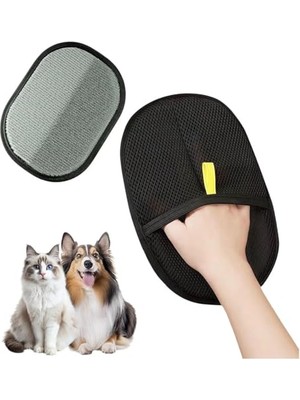 Esranın Dünyası Kedi Köpek Tüy Toplayıcı Çift Taraflı Statik Temizlik Eldiveni | Giysi, Halı, Koltuk ve Mobilya Için Tüy Temizleme Eldiveni | Dayanıklı, Ergonomik, Kolay Kullanım