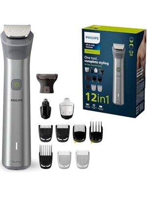 Esranın Dünyası Philips Series 5000 - Hepsi Bir Arada Çim Biçme Makinesi, 12'si 1 Arada Çok Stil Yüz, Baş ve Vücut Için Tek Takım ve 14 Kesme Yüksekliği (0,5-16 Mm) (MG5950/15)