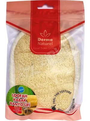 2 Adet Derma Naturel Loofah ( Kabak ) Yüz & Banyo Lifi
