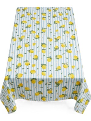 Dinarsu Limon Temalı Masa Örtüsü 145 x 210 cm 3 Adet