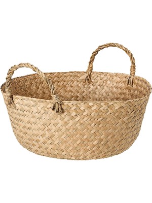 IKEA Sandjord Sepet, Saz El Yapımı, 30X14 cm