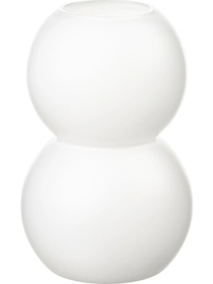 IKEA Vınterfınt Cam Vazo, Beyaz, 21.5 cm