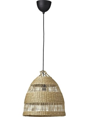 IKEA Torared/havsdjup Sarkıt Lamba, Saz-Siyah, 36 cm