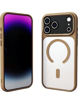 Hobibahçem iPhone 17 Pro Max Hazar Magsafe Kapak - Gold