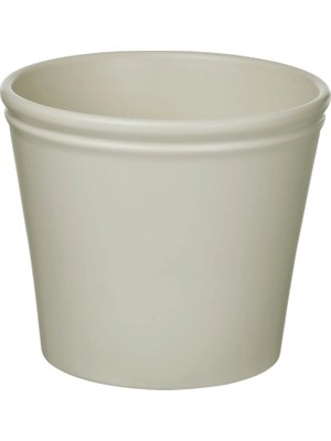 IKEA Körsbarsbjörk Toprak Saksı, Açık Gri-Bej, 19 cm