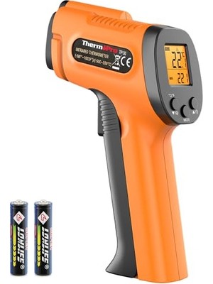 Esranın Dünyası Thermopro TP30 Yüksek Hassasiyetli Profesyonel Kızılötesi Termometre, -50°c Ila 550°C (-58°f Ila 1022°F) Ayarlanabilir Emisiviteli Dijital Lazer Termometre (Vücut Kullanımı Için Değildir)