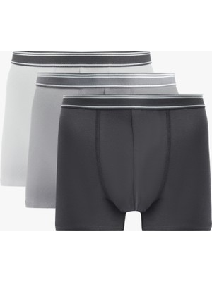 Koton Normal Bel Pamuklu 3'lü Boxer Seti