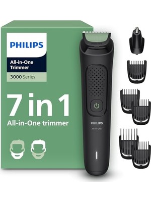 Esranın Dünyası Philips 7'si 1 Arada Erkek Bakım Seti, 60 Dakika Çalışma Süresi, Kendini Bileyen Bıçaklar, Şarj Göstergeli, MG3920/15