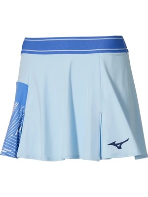 Mizuno Stargazer Flying Skirt Kadın Tenis Eteği Mavi