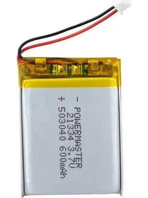 Motto Ticaret Powermaster 503040 3.7 Volt 600 Mah Lityum Polimer Pili