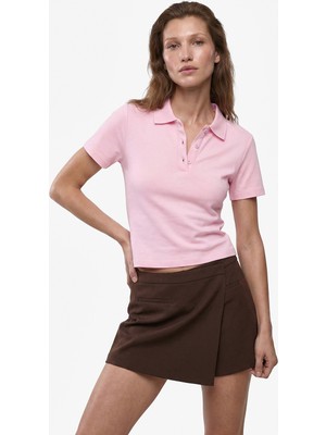 Koton Pamuklu Slim Fit Kısa Kollu Düğmeli Polo Yaka Tişört