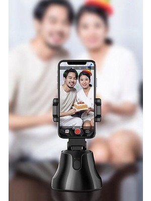 Apai Genie 360 Derece Takip Etme Özellikli Selfie Gimbal - Siyah