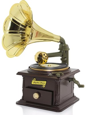 Hace Bazaar Gramafon Müzik Kutusu
