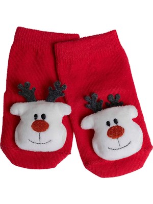 Hellobaby Unisex Oyuncaklı Çorap Hayvan Baskılı