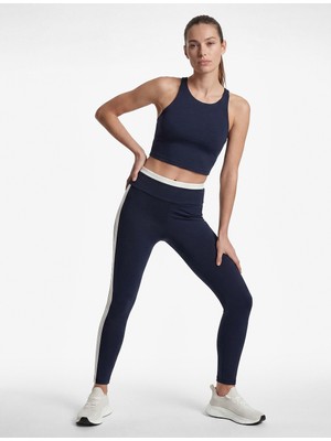 Koton Biyeli Yüksek Bel Slim Fit Spor Tayt