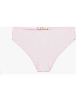 Koton Metal Aksesuarlı Yüksek Bel Bikini Altı
