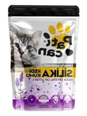 Esranın Dünyası 8 Adet Lavanta Kokulu Silika Kristal Kedi Kum 5lt