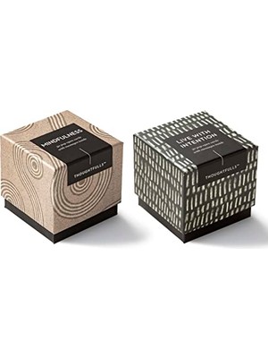 Esranın Dünyası Thoughtfulls Pop-Open Kartlar - 2'li Farkındalık Paketi, Niyetle Yaşamak - 60 Açılır Kart, Her Birinin Içinde Farklı Bir Mesaj Var