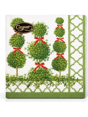 Caspari Citrus Topiaries White Napkin